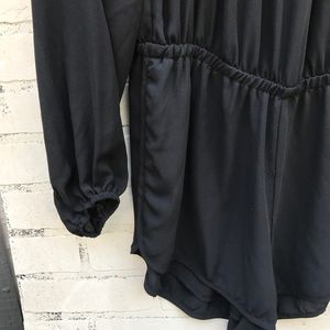 Olivaceous black romper
